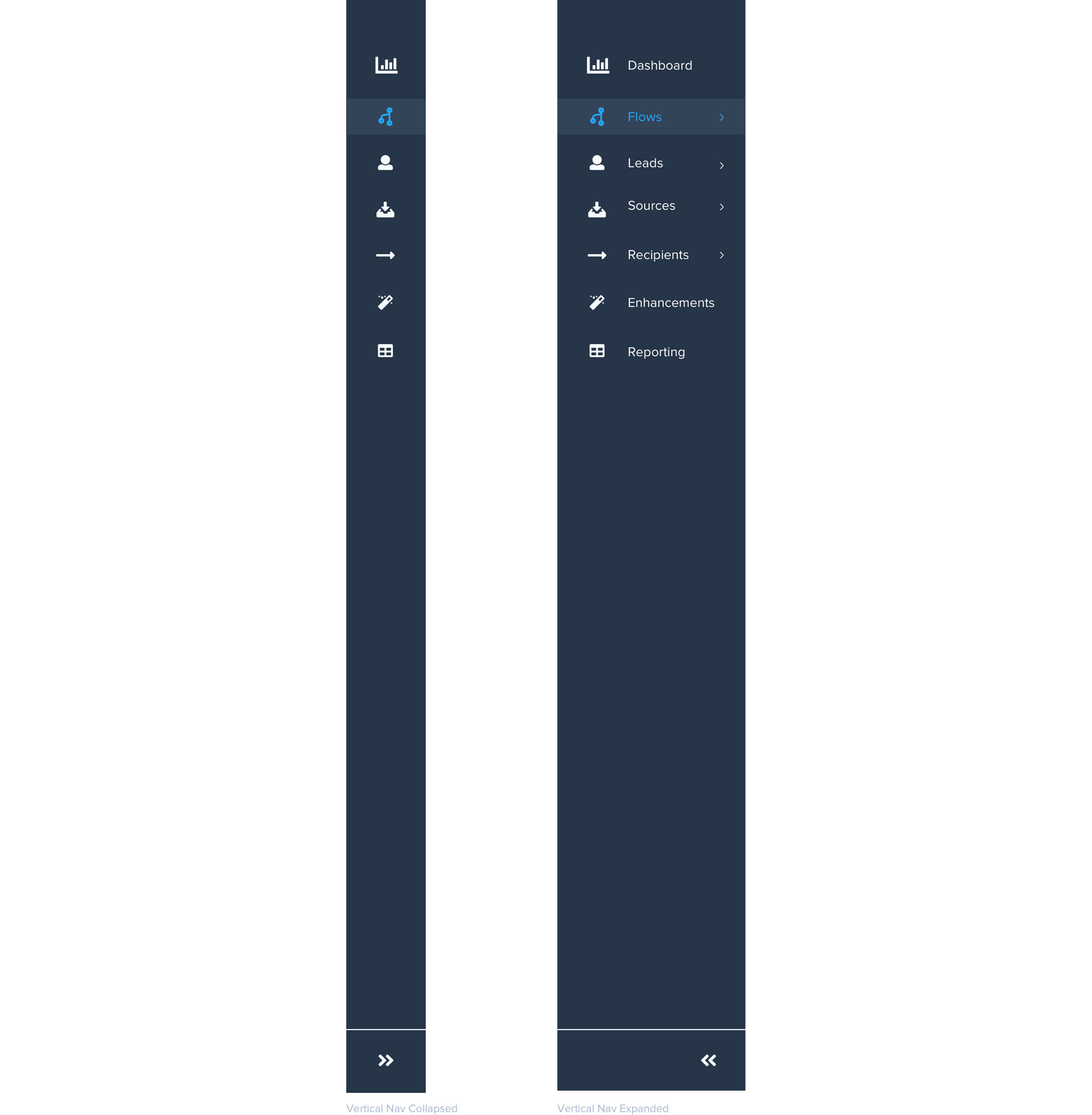 Vertical Side Navbar After Redesign